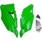 UFO -Ersatz-Seitenverkleidungen für KAWASAKI KX 250, KX 450, KX 450 SR der Modelljahre 2019 bis 2024 UFO -Ersatz-Seitenverkleidungen für KAWASAKI KX 250, KX 450, KX 450 SR der Modelljahre 2019 bis 2024