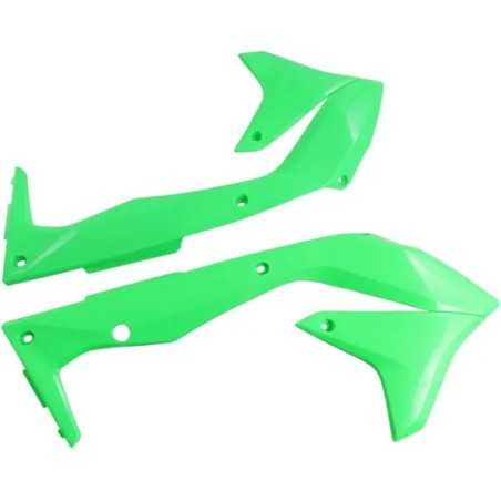 UFO -Ersatz-Kühlerabdeckungen für KAWASAKI KX 250, KX 450, KX 450 SR der Modelljahre 2021 bis 2024