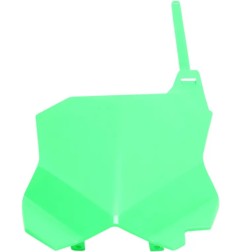 Replacement front number plate UFO for MotoCross Kawasaki KX 60 A,KX 60 B 1994 to 2003