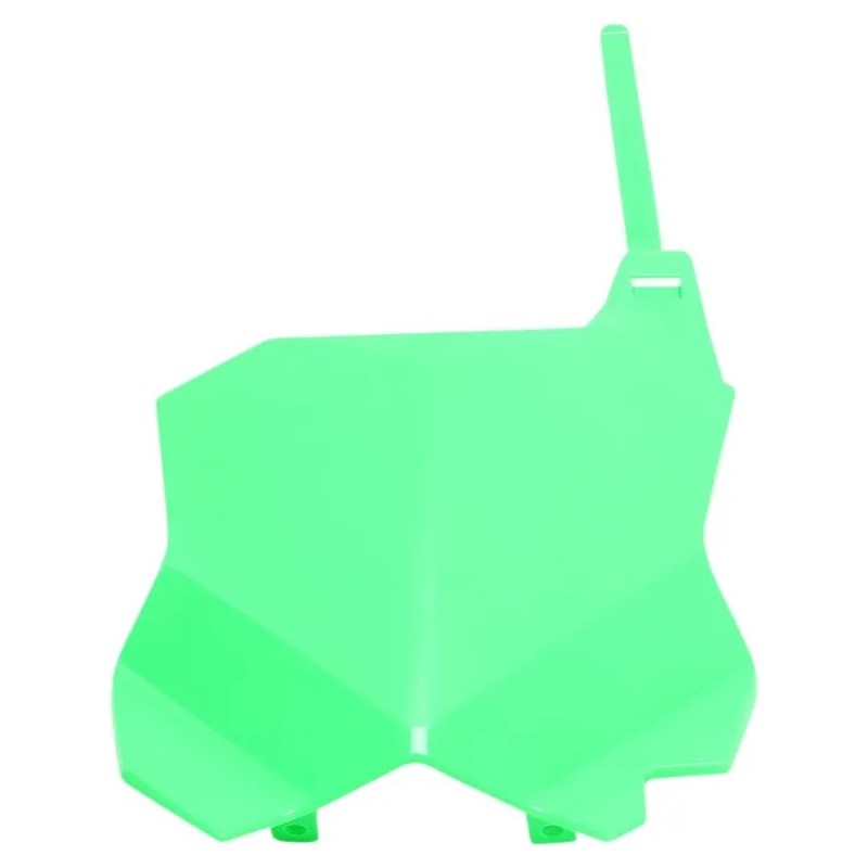 Replacement front number plate UFO for MotoCross Kawasaki KX 60 A,KX 60 B 1994 to 2003