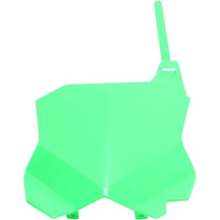 Replacement front number plate UFO for MotoCross Kawasaki KX 60 A,KX 60 B 1994 to 2003