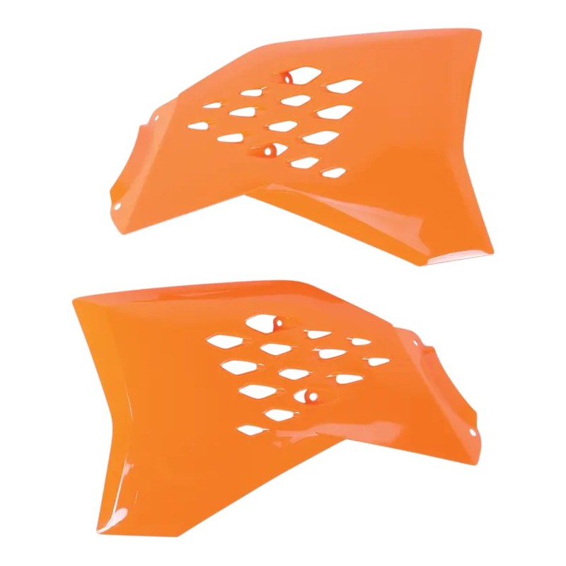 Caches radiateur de rechange UFO pour KTM SX 60, SX 65 de 2009 à 2015 Caches radiateur de rechange UFO pour KTM SX 60, SX 65 de 2009 à 2015