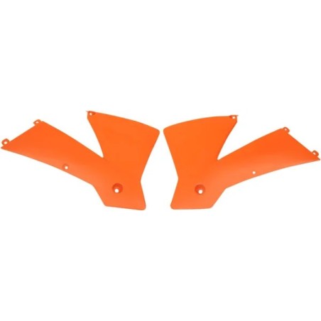 UFO replacement radiator caps for MotoCross KTM EXC 125,250,300,400, 400,450,520, 525, EXC-G,450,525, SX 125,200 2003 to 2004
