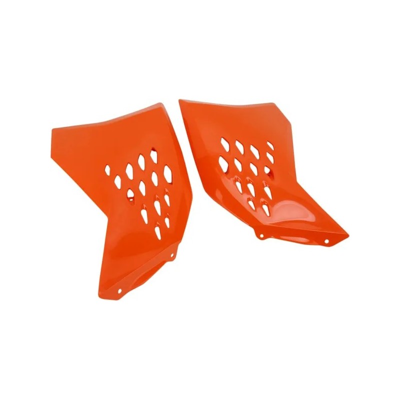 UFO replacement radiator caps for MotoCross KTM EXC 125, 250, 300, 400, 450, 530, EXC-E 300,F 250,-R 530 2008 to 2011
