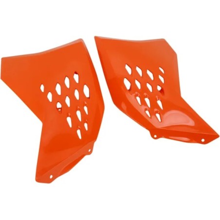UFO replacement radiator caps for MotoCross KTM EXC 125, 250, 300, 400, 450, 530, EXC-E 300,F 250,-R 530 2008 to 2011