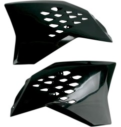 UFO replacement radiator caps for MotoCross KTM EXC 125, 250, 300, 400, 450, 530, EXC-E 300,F 250,-R 530 2008 to 2011