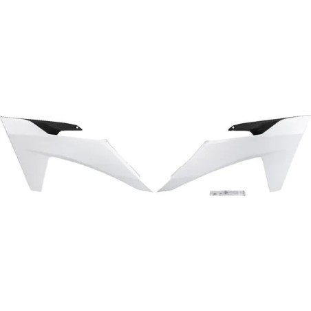 UFO replacement radiator caps for MotoCross KTM EXC 150 TBI,300,F 250,350,F 450,500, SX 125,250,300,250,350,450 2023 to 2025