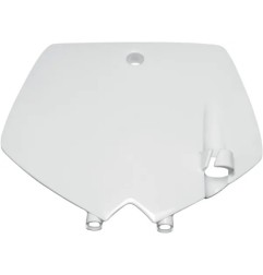 Plaque numéro avant de rechange UFO pour KTM SX 65, XC 65 de 2002 à 2008