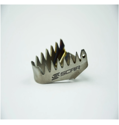 SCAR brake pedal tip for EC, EX 250 to 500 F and MC 125, designed for durability and optimum grip.
