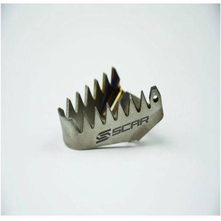 SCAR brake pedal tip for EC, EX 250 to 500 F and MC 125, designed for durability and optimum grip.