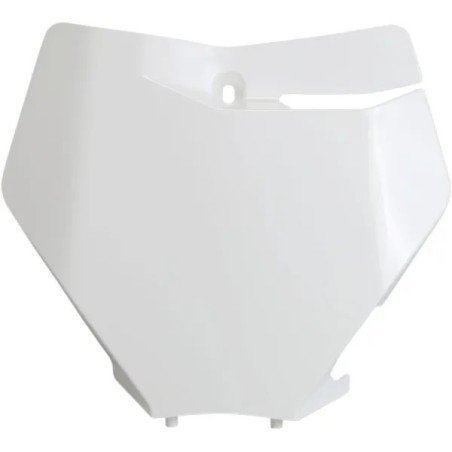 UFO replacement front number plate for MotoCross KTM EXC 125, 250, 250 RACING,300,380, 400,400 R 1999 to 2002
