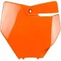 UFO replacement front number plate for KTM SX 125 SX 150 SX 250 SX-F 250 SX-F 350 SX-F 450 from 2016 to 2018