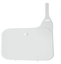 Plaque numéro avant de rechange UFO pour HONDA CR 125 R , CR 250 R , CR 500 R de 1985 à 1994