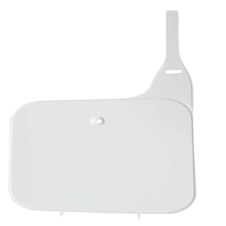 Plaque numéro avant de rechange UFO pour HONDA CR 125 R , CR 250 R , CR 500 R de 1985 à 1994