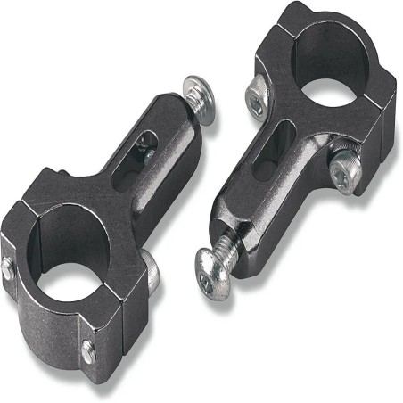 Colliers de serrage pour supports de protège-mains de 7/8" (22,2 mm) en aluminium MOOSE OFFROAD pour MotoCross