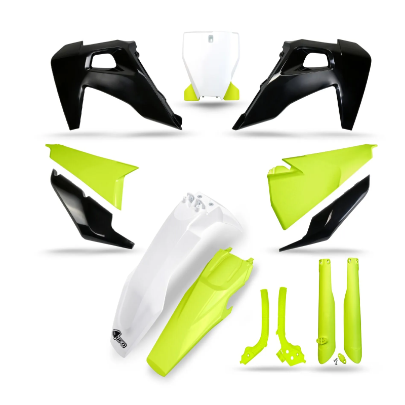 UFO-Karosserie-Set für Husqvarna FC 250, FC 350, FC 450, TC 125 und TC 250 der Modelljahre 2019 bis 2022