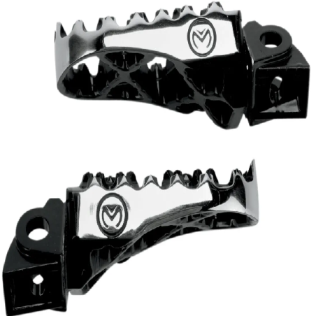 Hybrid MOOSE OFFROAD footrests for MotoCross KAWASAKI KX 100 from 2012 to 2021