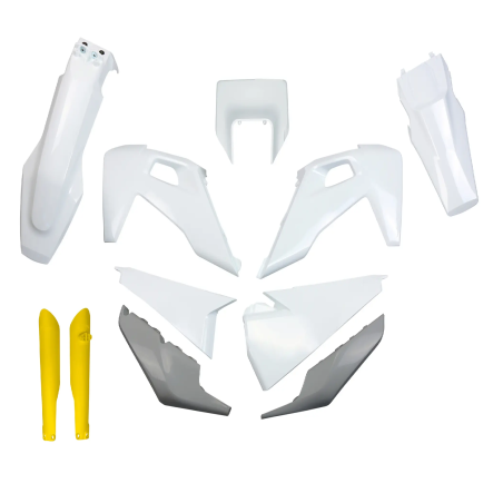 Complete Husqvarna UFO body kit for models FC, FE, TC, TE, TX 125 to 501 (incl. FE 350 S, FE 501 S, TE 150/250/300 I)