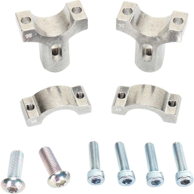 Fixations de 1-1/8" (28,6 mm) pour protège-mains en aluminium MOOSE OFFROAD pour MotoCross Fixations de 1-1/8" (28,6 mm) pour protège-mains en aluminium MOOSE OFFROAD pour MotoCross