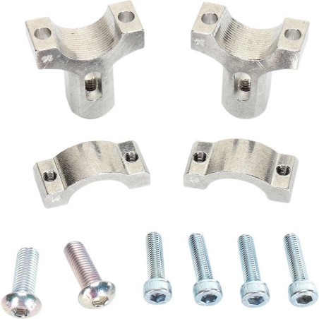 Fixations de 1-1/8" (28,6 mm) pour protège-mains en aluminium MOOSE OFFROAD pour MotoCross