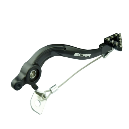 SCAR brake pedal for Motocross GAS GAS, HUSQVARNA, KTM 150-501 EC, FE, MC, TC, TE, EXC, EXC-F, SX