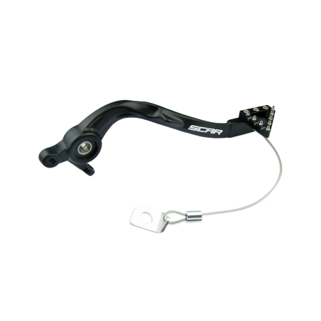 SCAR-Bremspedal für GAS GAS, HUSQVARNA, KTM, 125‑501 EC, EX, MC, FC, FE, FX, TC, TE, EXC, SX, XC, SMR der Modelljahre 2023 bis