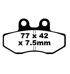 Plaquettes de frein organiques EBC pour Motocross APRILIA, BETA, CAGIVA, DERBI, GAS GAS, GOES, HUSQVARNA…