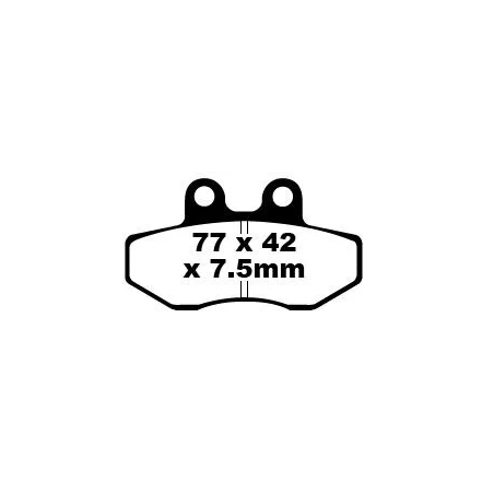 Plaquettes de frein organiques EBC pour Motocross APRILIA, BETA, CAGIVA, DERBI, GAS GAS, GOES, HUSQVARNA…