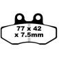 Plaquettes de frein organiques EBC pour Motocross APRILIA, BETA, CAGIVA, DERBI, GAS GAS, GOES, HUSQVARNA… Plaquettes de frein organiques EBC pour Motocross APRILIA, BETA, CAGIVA, DERBI, GAS GAS, GOES, HUSQVARNA…
