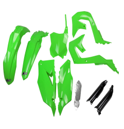 Kit Plastique Complet de Remplacement UFO pour KAWASAKI KX 250, KX 450, KX 450 SR de 2019 à 2024
