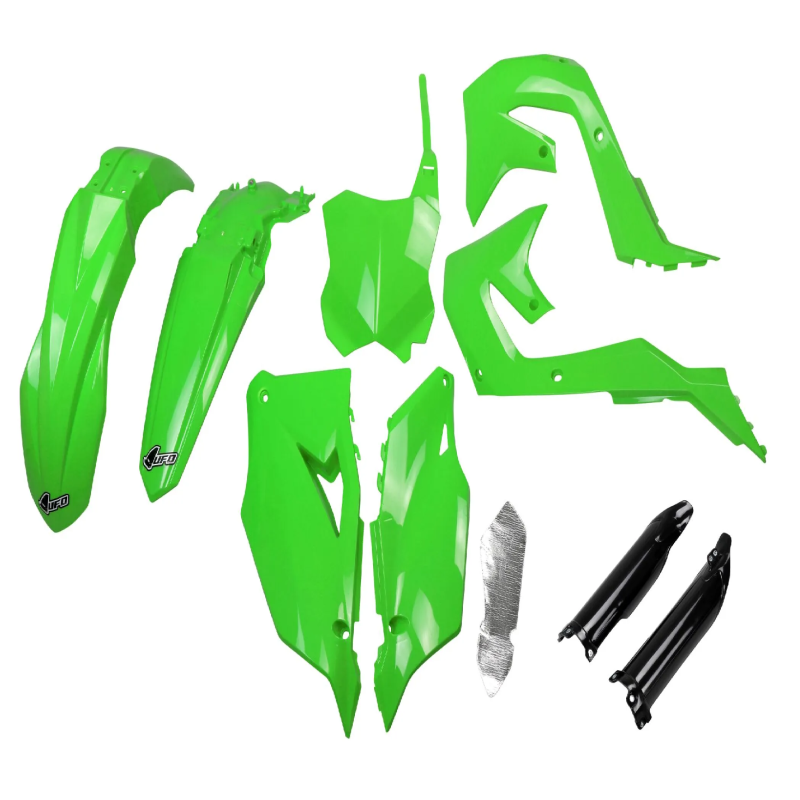 Kit Plastique Complet de Remplacement UFO pour KAWASAKI KX 250, KX 450, KX 450 SR de 2019 à 2024