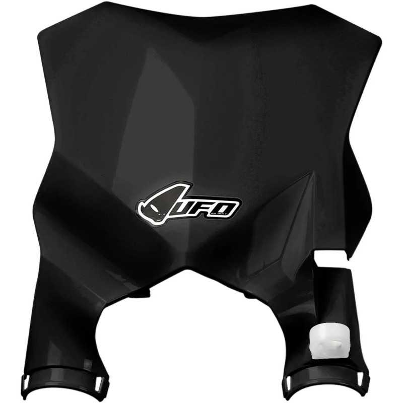 Plaque numéro with protections de fork UFO for KAWASAKI KX 250, KX 450, KX 450 SR from 2017 to 2024