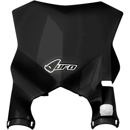 Plaque numéro avec protections de fourche UFO pour KAWASAKI KX 250, KX 450, KX 450 SR de 2017 à 2024