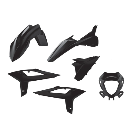 Kompletter POLISPORT-Kunststoffsatz für BETA RR 125 LC CBS, RR 250, RR 300, RR 350 EFI, RR 390 EFI und RR 430 EFI der Modelljahr