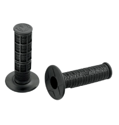 Poignées MX Stealth de type bride MOOSE pour HONDA, HUSQVARNA, KAWASAKI, KTM, SUZUKI, YAMAHA