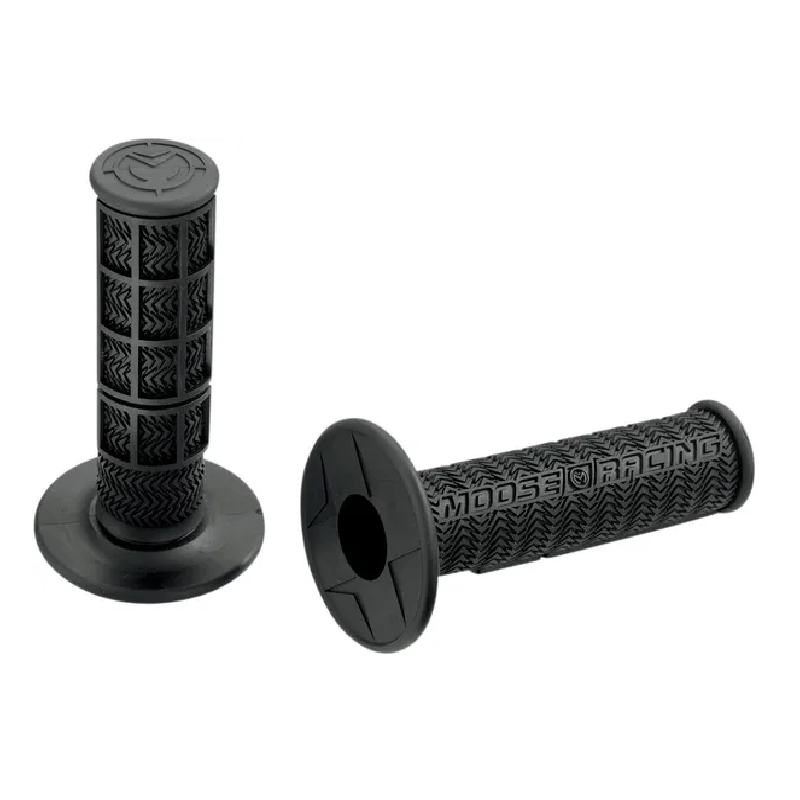 Poignées MX Stealth de type bride MOOSE pour HONDA, HUSQVARNA, KAWASAKI, KTM, SUZUKI, YAMAHA
