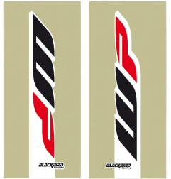 Autocollants de fourche BLACKBIRD RACING pour MotoCross
