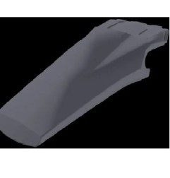 Guardabarros trasero POLISPORT para HUSQVARNA FE 250,FE 350,FE 350 S,FE 450,FE 501,FE 501 S,TE 150 I,TE 300 I