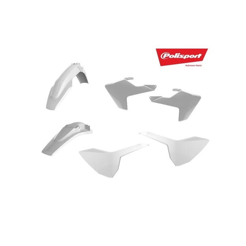 Kits plastique complets POLISPORT pour Husqvarna FE 250, FE 350, FE 450, FE 501, TE 150, TE 250 de 2017 à 2019