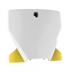 Plaque numéro frontale POLISPORT blanc pour HUSQVARNA TC, FC, FS, FE 125, 250, 350, 450 de 2019 à 2022