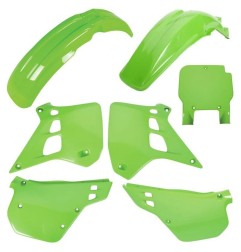 Genuine POLISPORT plastic fairing kit for KAWASAKI KX 125 from 1990 to 1991