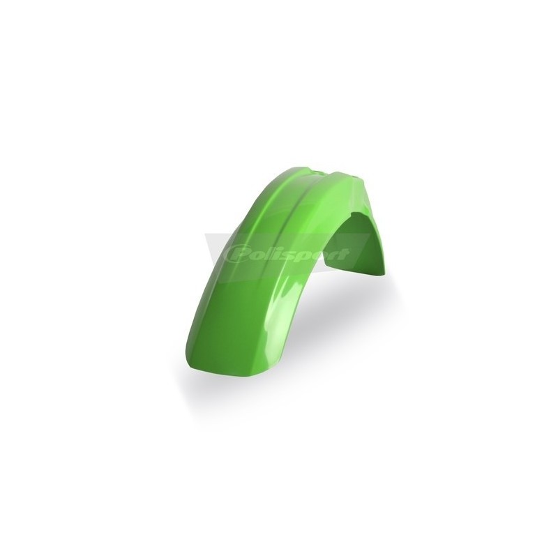 Front mudguard POLISPORT green for KAWASAKI KX, KDX 125, 200, 250, 500 from 1989 to 2006