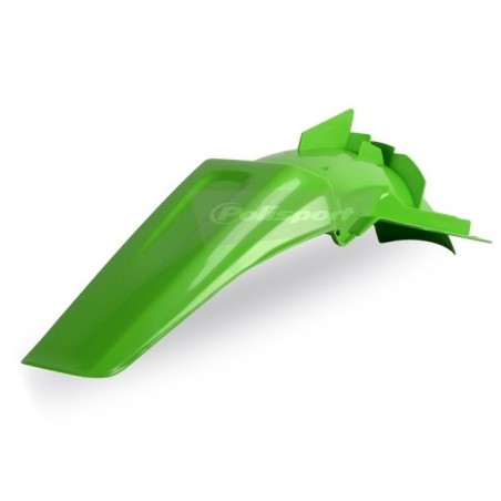 POLISPORT rear mudguard green/black for KAWASAKI KX 125, 250 from 1999 to 2002