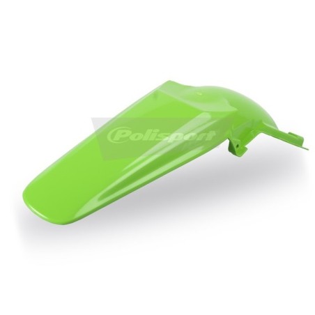 POLISPORT green rear mudguard for KAWASAKI KXF 250 from 2004 to 2005