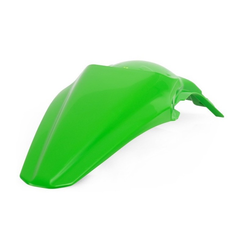 Guardabarros trasero POLISPORT verde para KAWASAKI KXF 250, 450 de 2012 a 2016