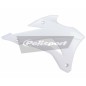 Ouies de radiateur POLISPORT blanc pour KAWASAKI KX 85 de 2014 à 2026