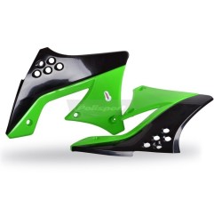 Original POLISPORT radiator boots for KAWASAKI KXF 250 from 2009 to 2012