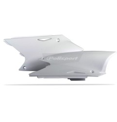POLISPORT white side plates for KAWASAKI KXF, SUZUKI RMZ 250 from 2004 to 2006