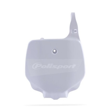POLISPORT placa de matrícula blanca para KAWASAKI KX, SUZUKI RM 85, 100 de 1976 a 2013