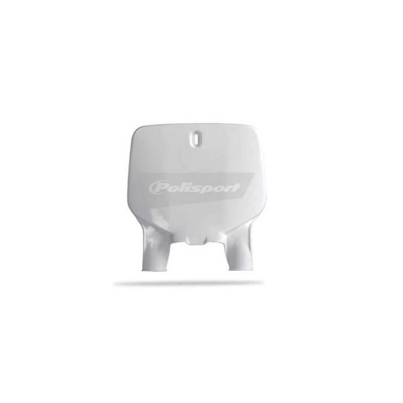 Front number plate POLISPORT white for KAWASAKI KX 125, 250 from 1994 to 2002